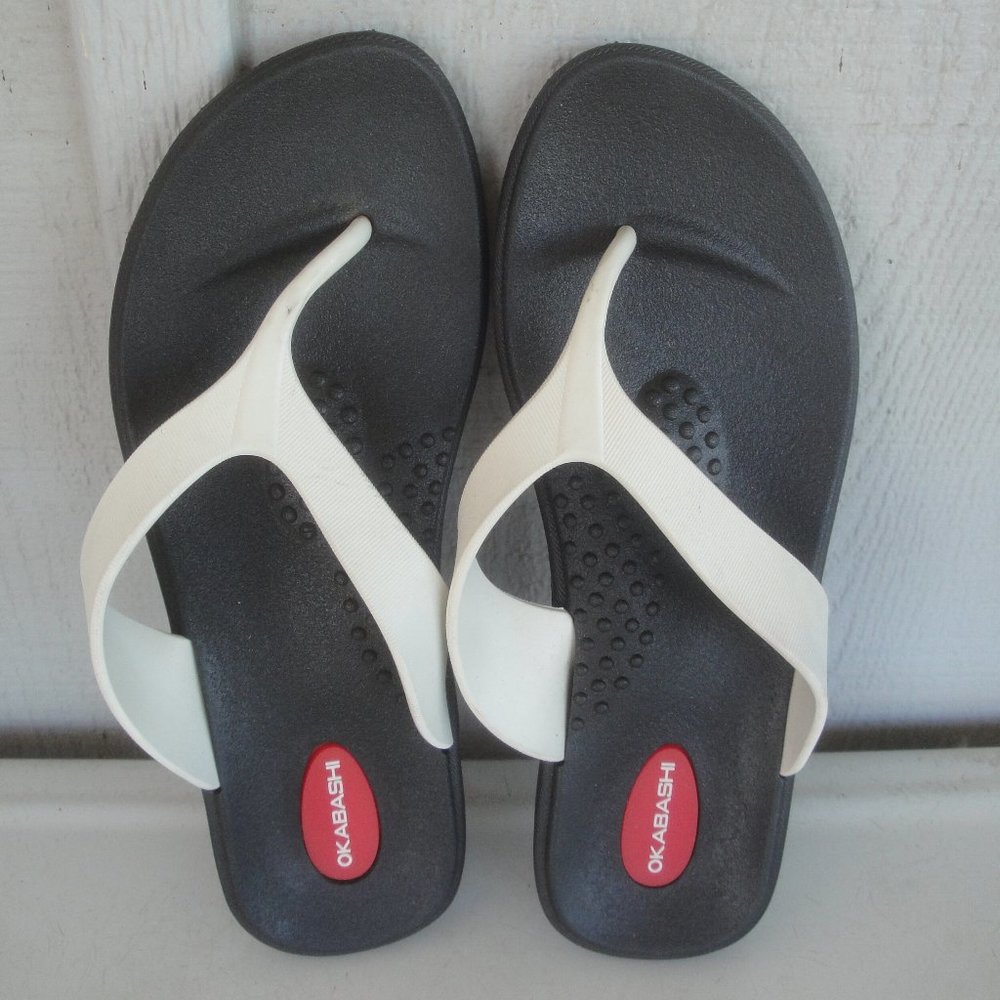 OKABASHI Flip Flop Sandals Size M